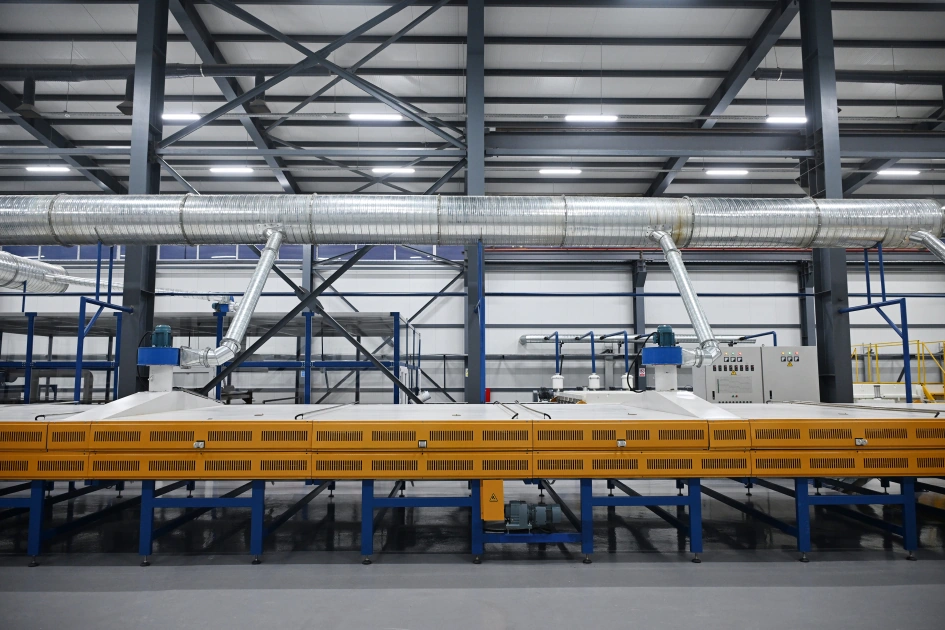President Ilham Aliyev attends opening of mirror sheet production plant in Sumgayit Industrial Park (PHOTO)