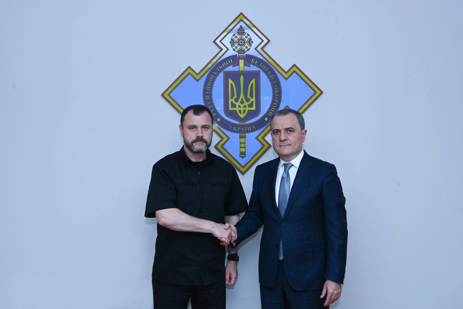Azerbaijani FM meets with Ukraine's Security Council Secretary (PHOTO)