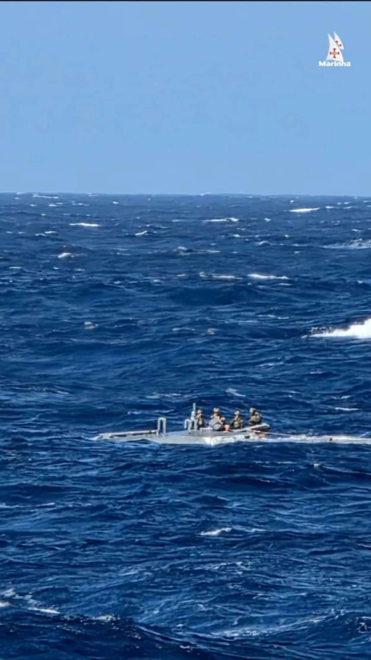 Portuguese navy intercepts submarine carrying record cocaine shipment Photo