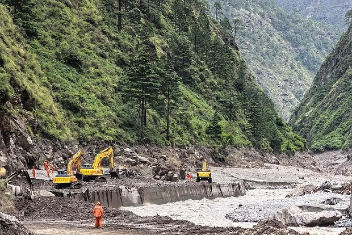 High breach risk as barrier lake forms at Nepal river confluence