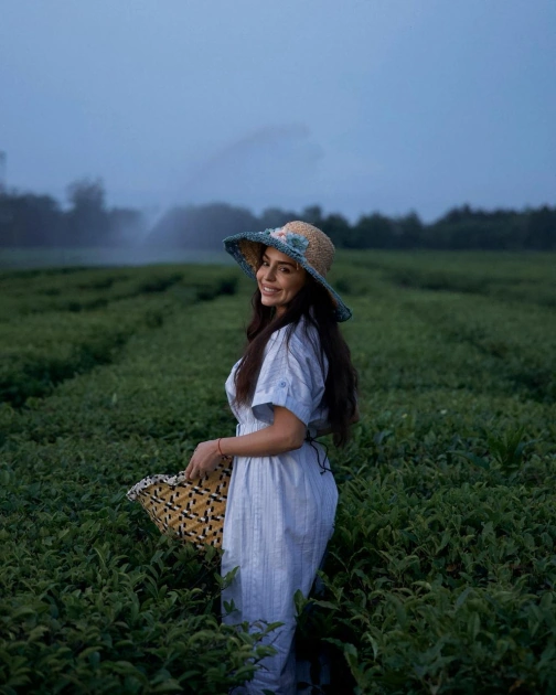 Leyla Aliyeva visits "Yashil Chay" farm in Lankaran (PHOTO)