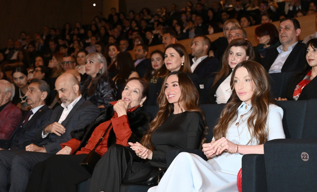 Arzu Aliyeva, Alena Aliyeva attend premier of feature film "Taghiyev: School" (PHOTO)