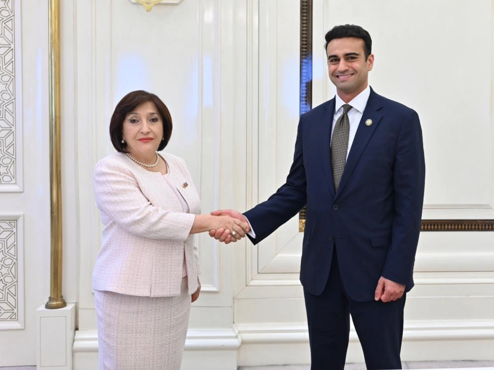 Speaker of Azerbaijani Parliament reviews regional peace with U.S. Congressman (PHOTO)