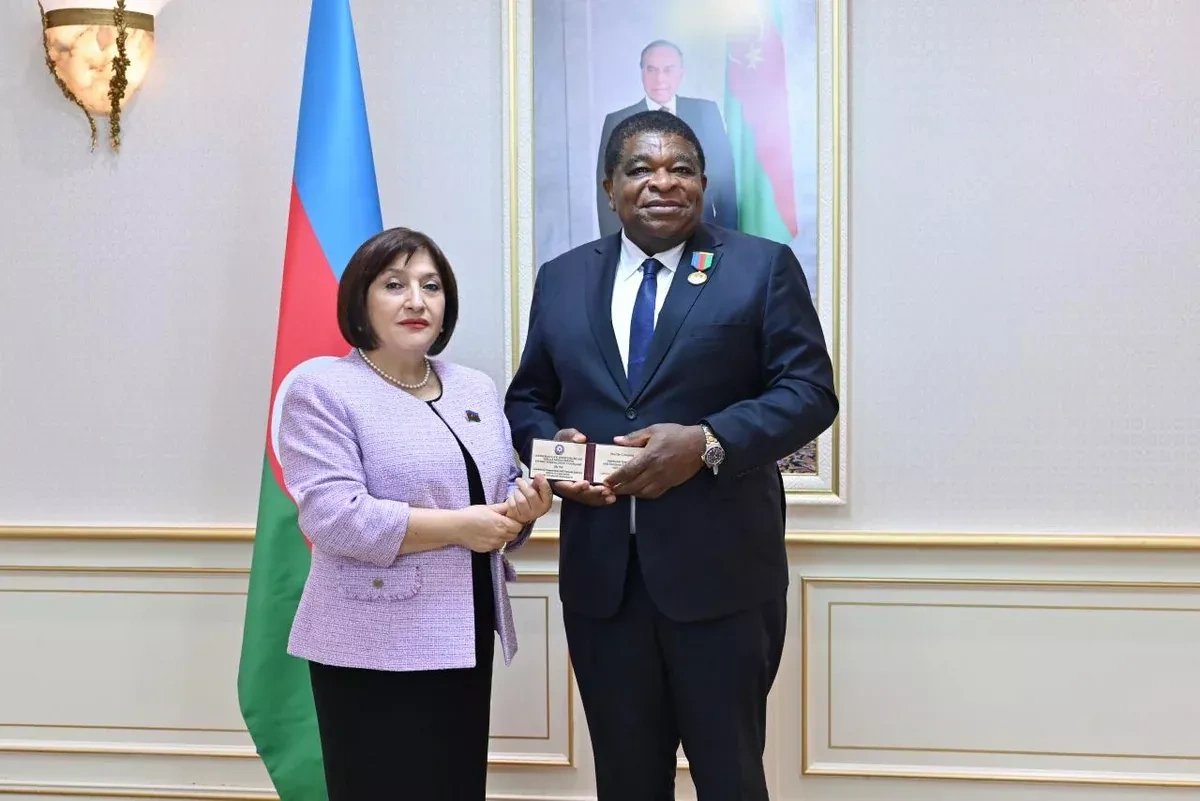 Azerbaijan’s Parliament awards IPU chief honorary medal in Baku PHOTO