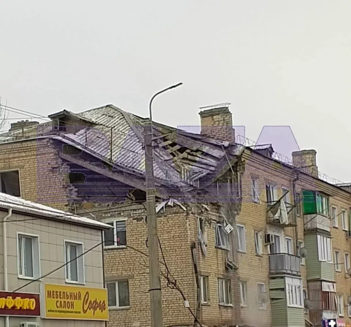Explosion rocks apartment building in Russia's Volgograd region PHOTO