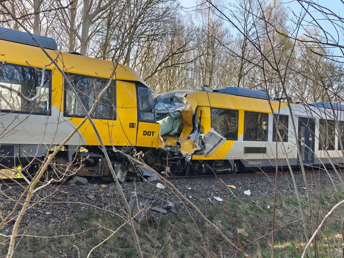 Train collision in Denmark leaves several injured Photo