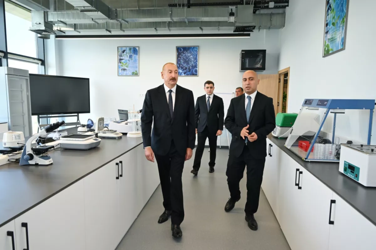 Azerbaijani president opens first phase of SABAH.city innovation campus PHOTO