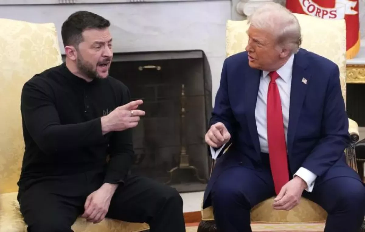 Trump calls Zelenskyy’s White House behavior “aggressive”