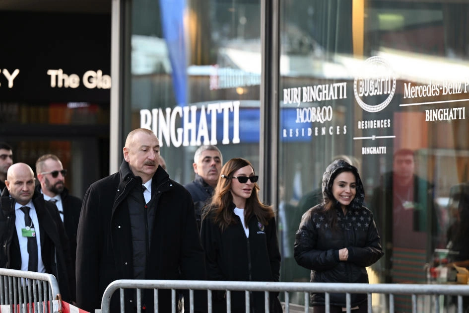 President Ilham Aliyev participates in panel session as part of World Economic Forum (PHOTO)