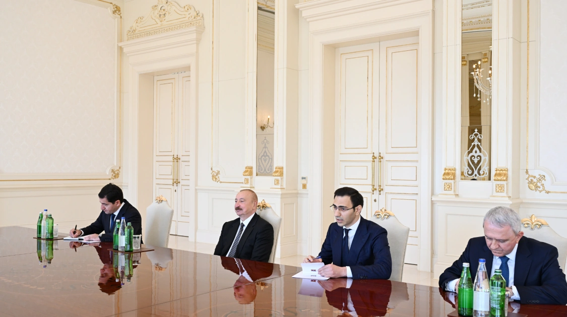 President Ilham Aliyev receives delegation from House of Representatives of Hashemite Kingdom of Jordan (PHOTO)