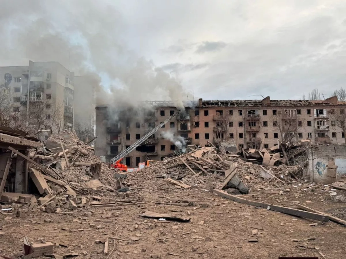 Russian airstrike hits Ukraine’s Sloviansk city, severely damaging infrastructure PHOTO / VIDEO