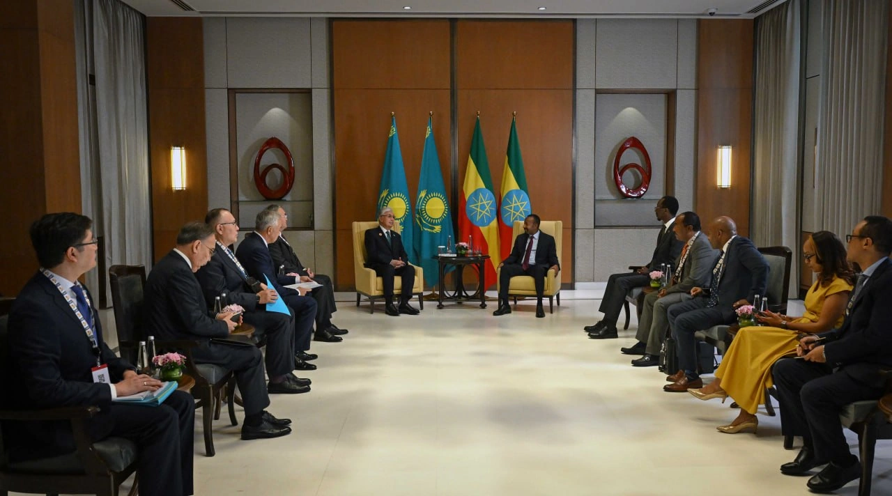Kazakhstan's Tokayev holds meeting with Ethiopian PM
