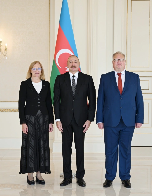 President Ilham Aliyev receives Estonia's newly appointed ambassador to Azerbaijan (PHOTO)