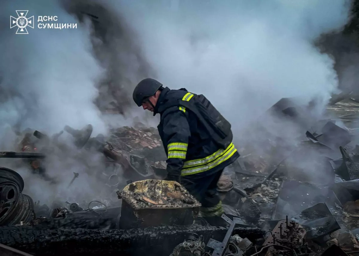 Russian UAV strike hits residential areas in Sumy region PHOTO