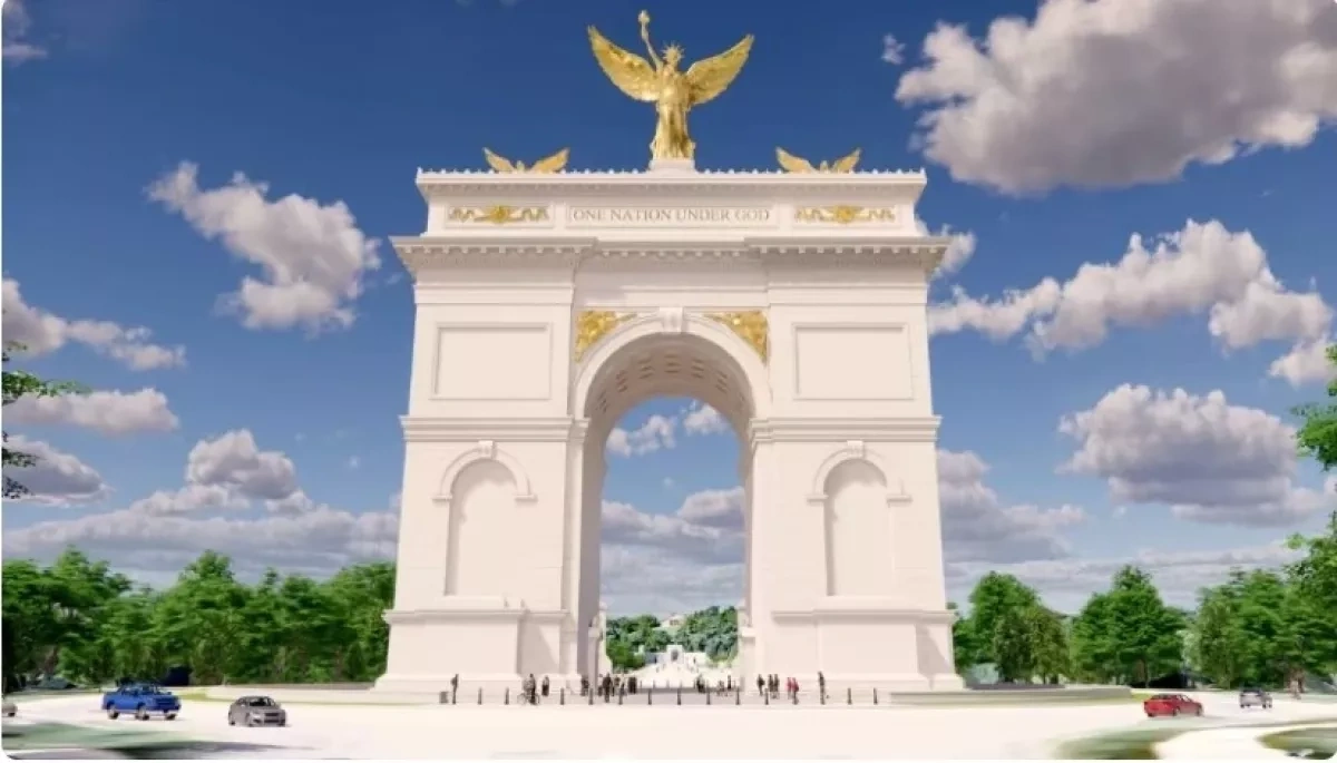 Trump’s triumphal arch project advances after design approval