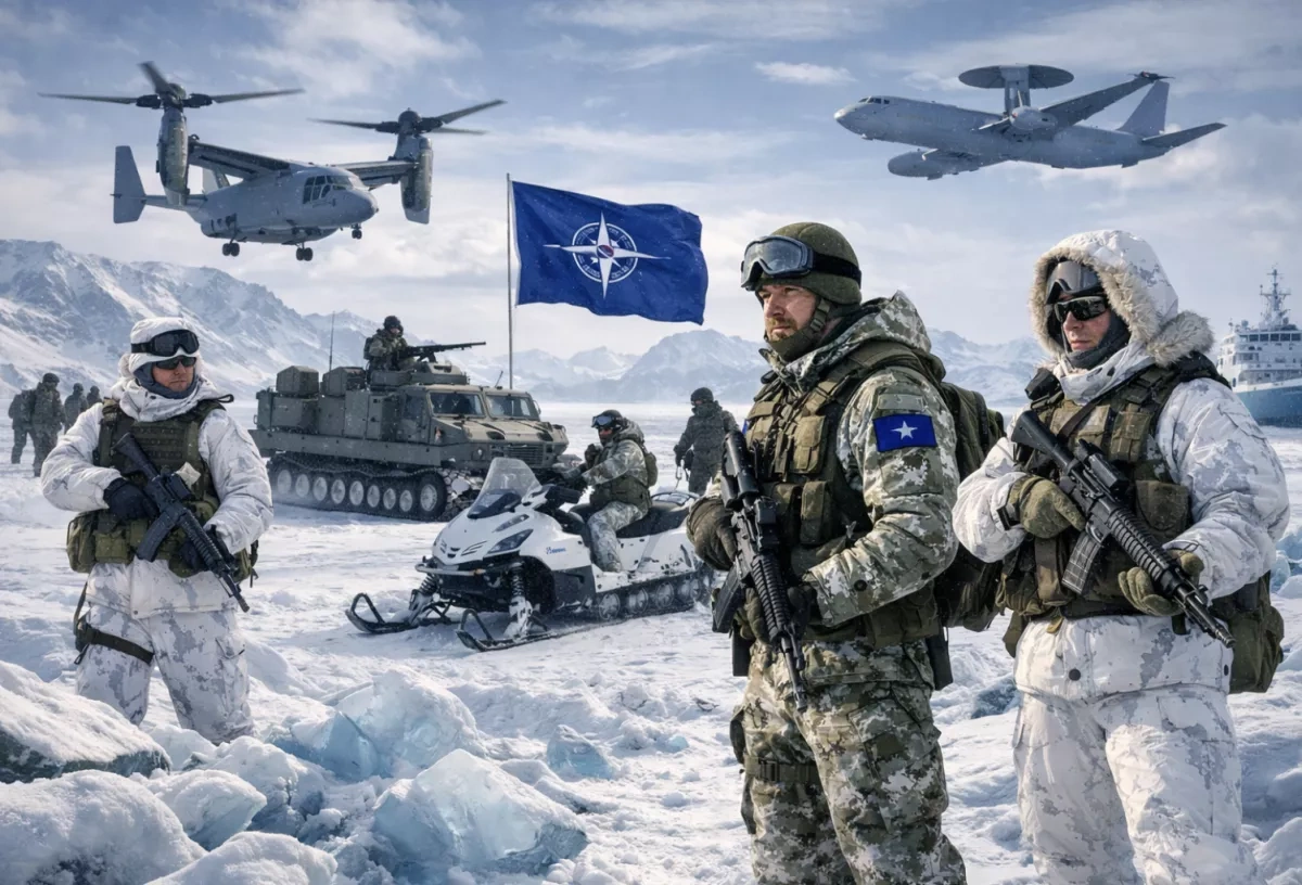 UK, US and Norway stage joint military exercises in Arctic