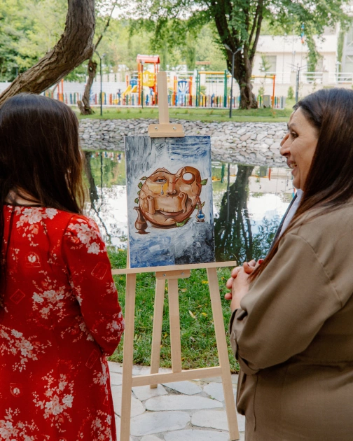 Leyla Aliyeva attends opening of individual exhibition and tree-planting campaign in Gabala (PHOTO)