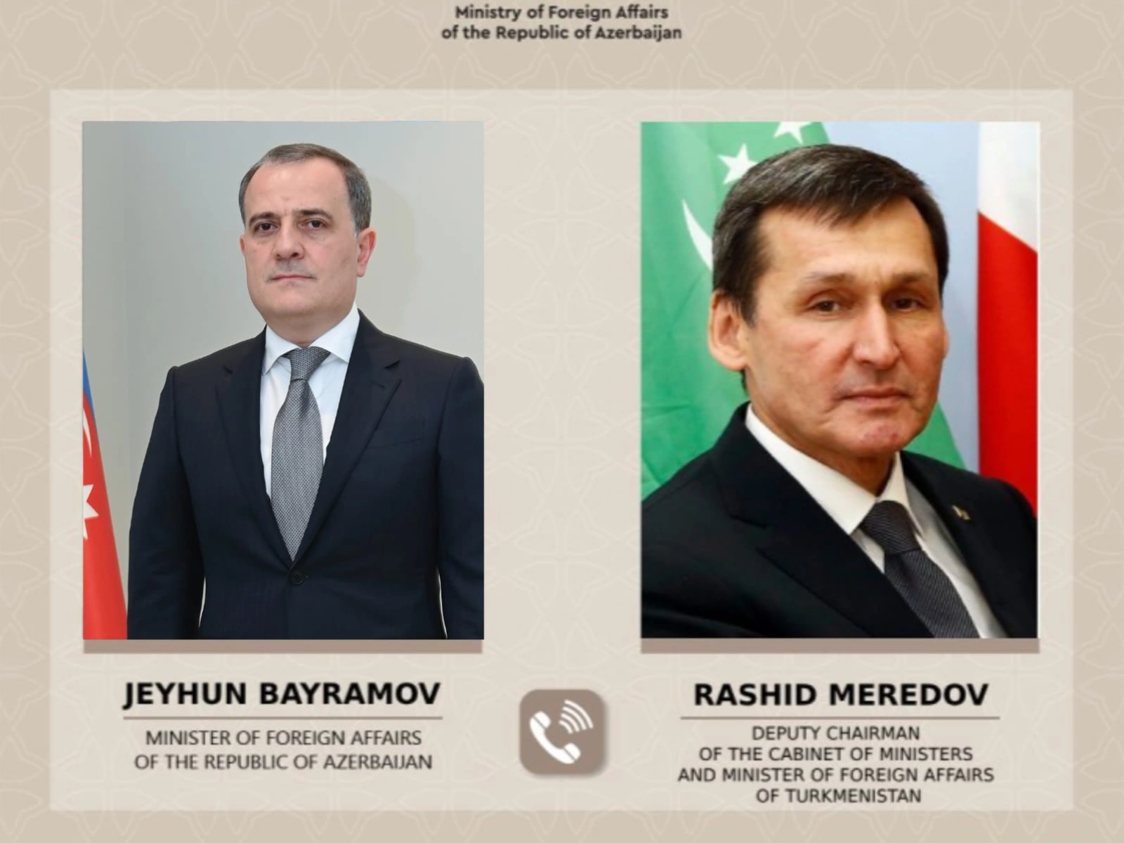 Azerbaijani, Turkmen FMs talking up drone attacks on Nakhchivan