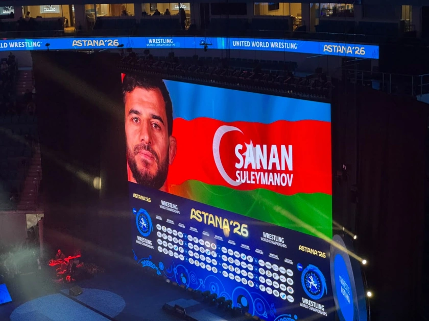 Azerbaijani wrestler wins gold at World Championships