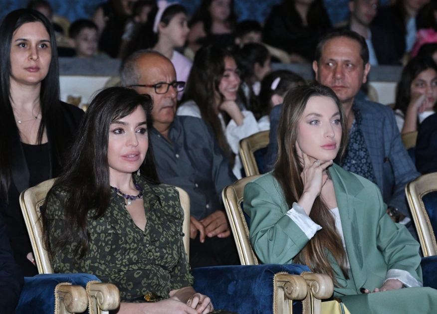 Leyla Aliyeva and Alena Aliyeva attend performance of "The Little Prince" based on same name at Azerbaijan State Academic Musical Theater (FOTO)