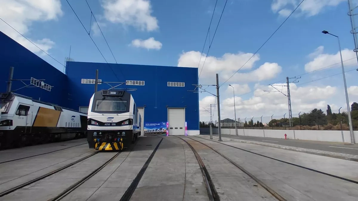 Azerbaijan unveils new Chinese-made freight locomotives for TRIPP PHOTO/VIDEO