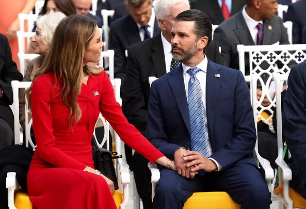 President Trump “not sure” about attending son’s private Bahamas wedding PHOTO