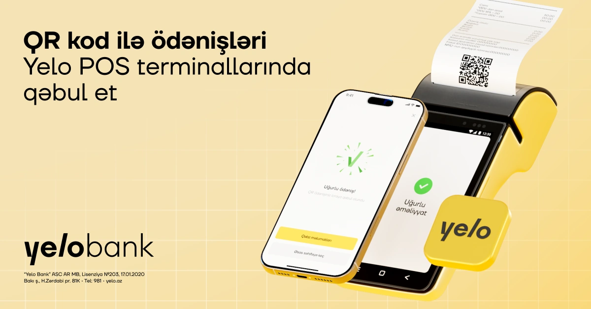 Innovative QR payments now active at Yelo Bank!