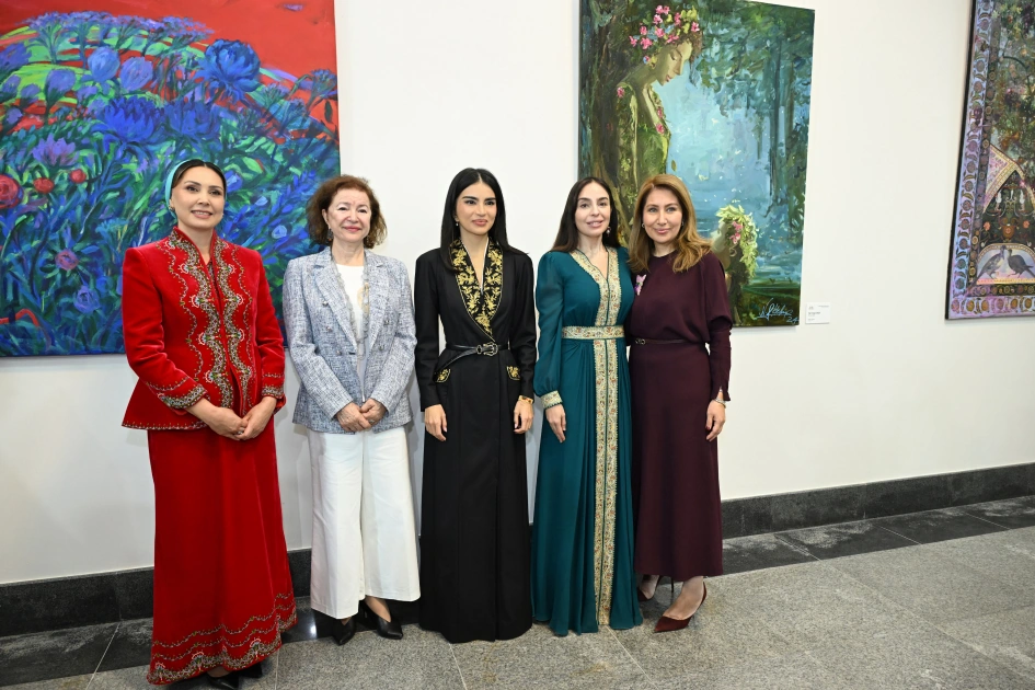 Heydar Aliyev Foundation VP Leyla Aliyeva attends opening of MAMA “Mother Nature” international art exhibition in Ashgabat (PHOTO)