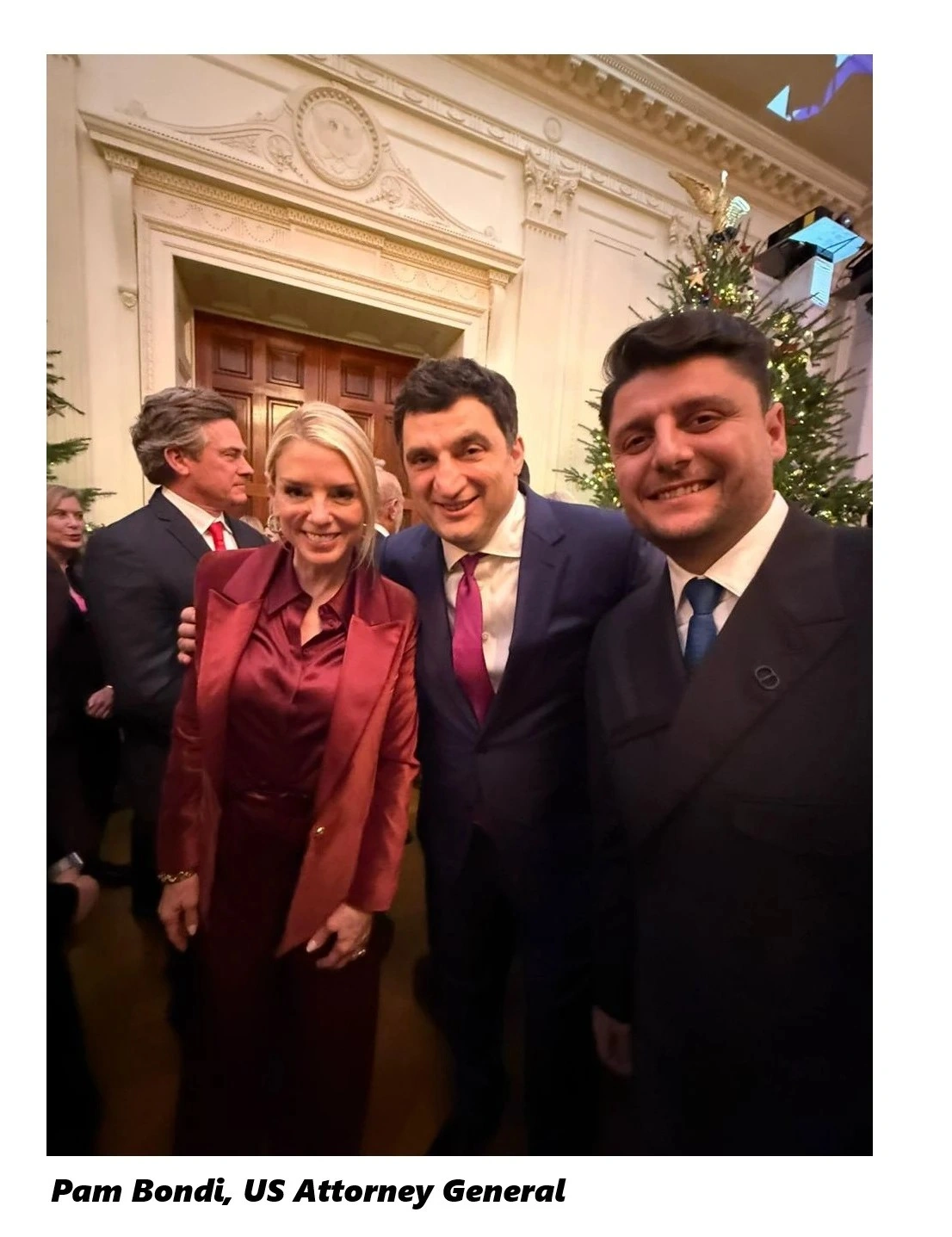 CEOs of Georgian companies Orbi Group and Block Group attended a Christmas Party at the White House