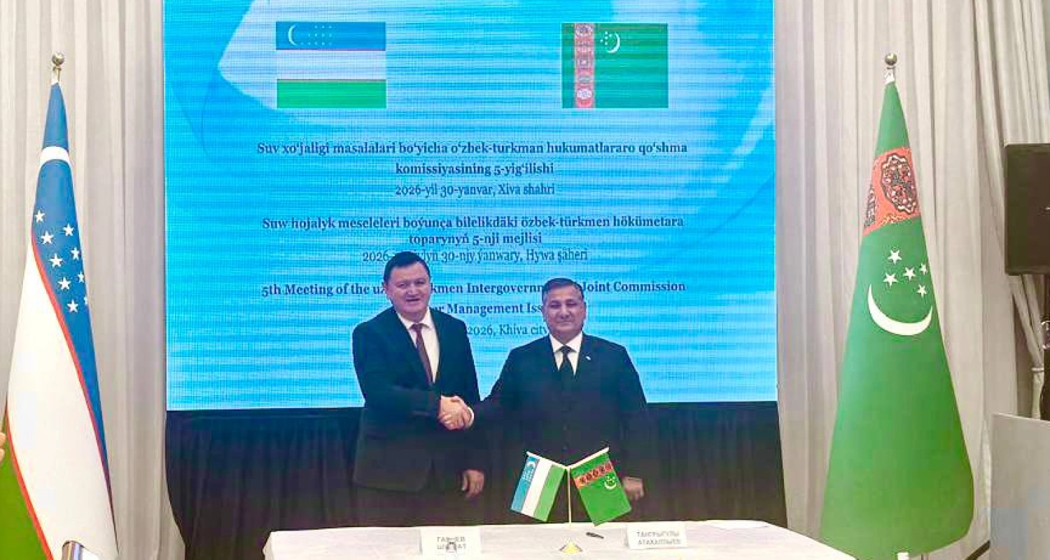 Turkmenistan and Uzbekistan dive deeper into water management cooperation
