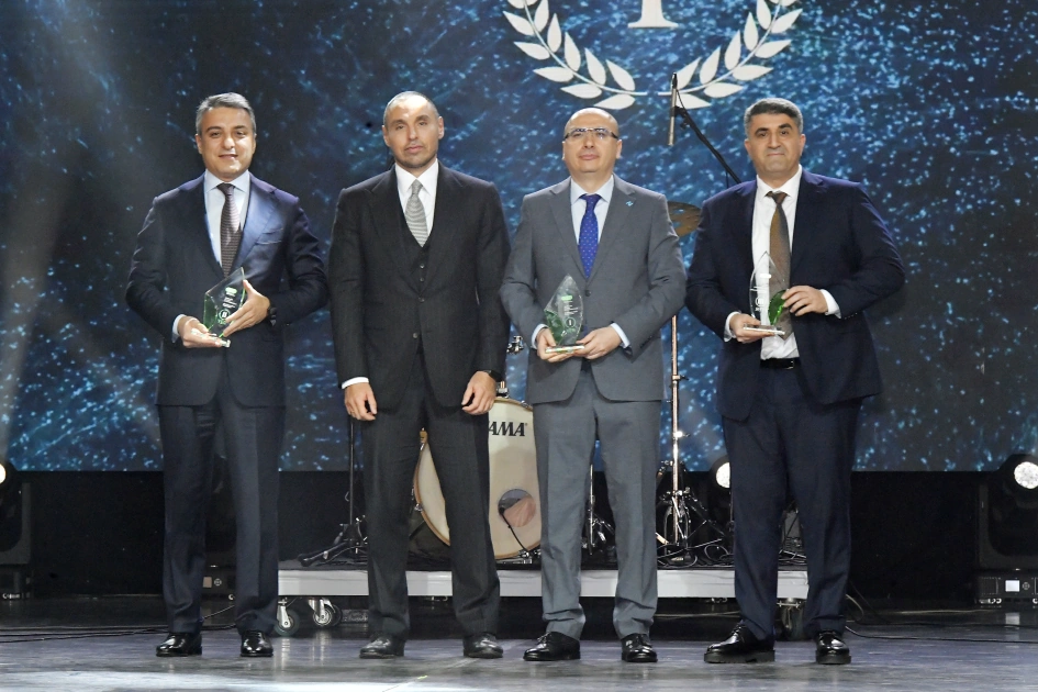 VP of Heydar Aliyev Foundation Leyla Aliyeva and Head of Baku Media Center Arzu Aliyeva attend Gala Ceremony regarding year's sports results