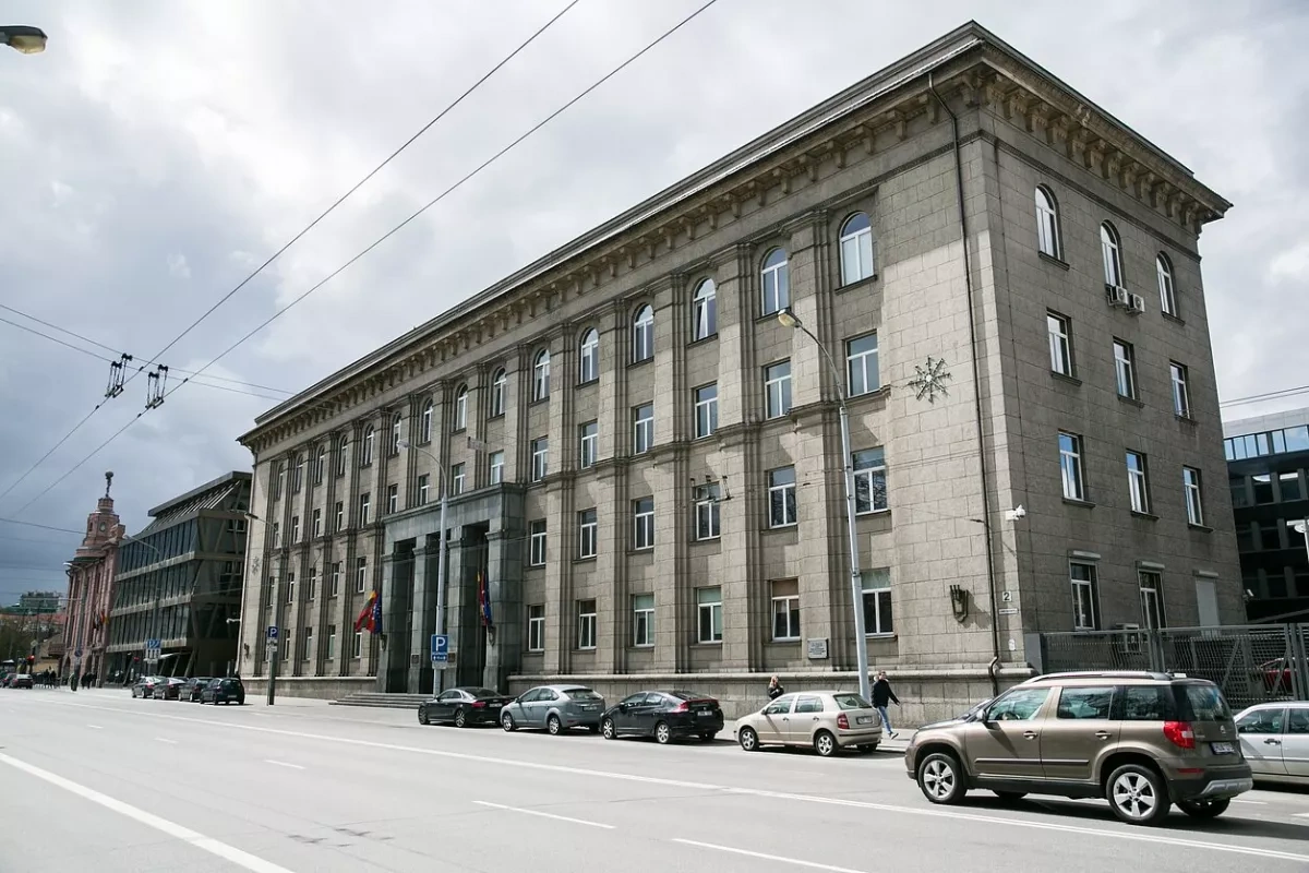 Fire breaks out at Lithuania’s Foreign Ministry in Vilnius