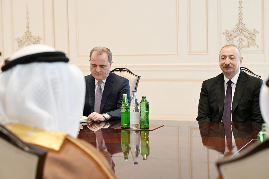 President Ilham Aliyev receives delegation from United Arab Emirates (PHOTO)