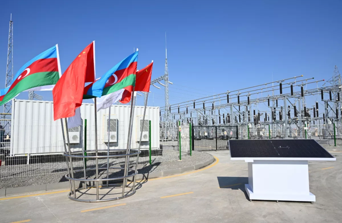 Azerbaijan’s president attends opening of Gobustan solar power plant PHOTO