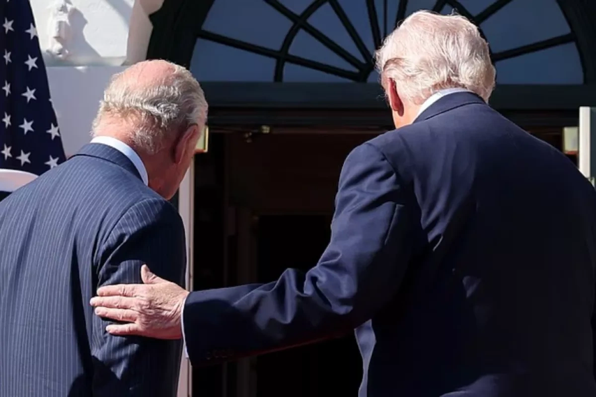 Trump’s shoulder tap of King Charles raises protocol questions