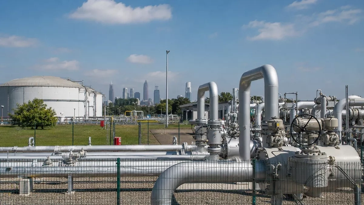 European gas storage levels remain below last year’s level