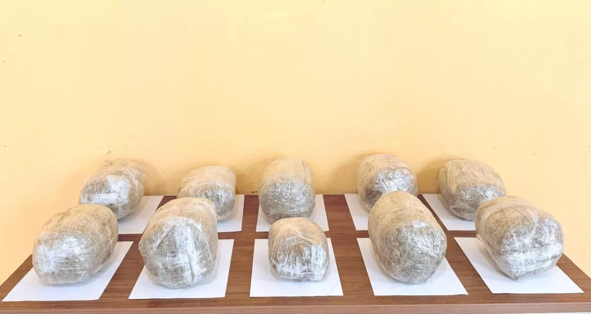 Azerbaijani border guards seize over 50 kg of drugs from Iran PHOTO