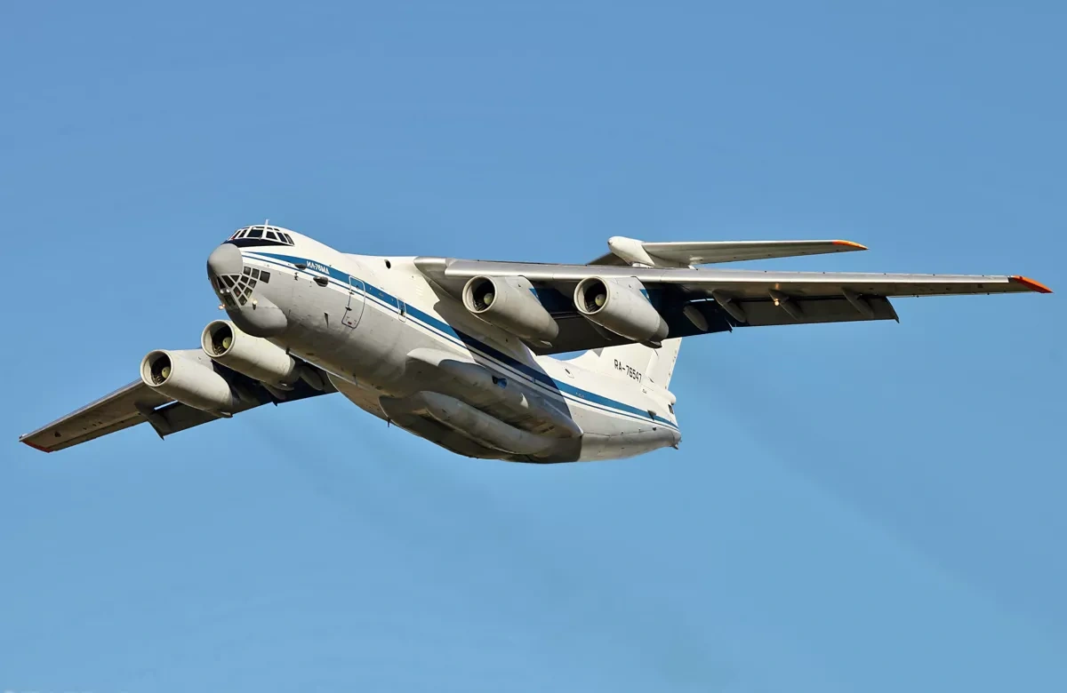 Il-76 military cargo plane crashes near Port Sudan All crew dead