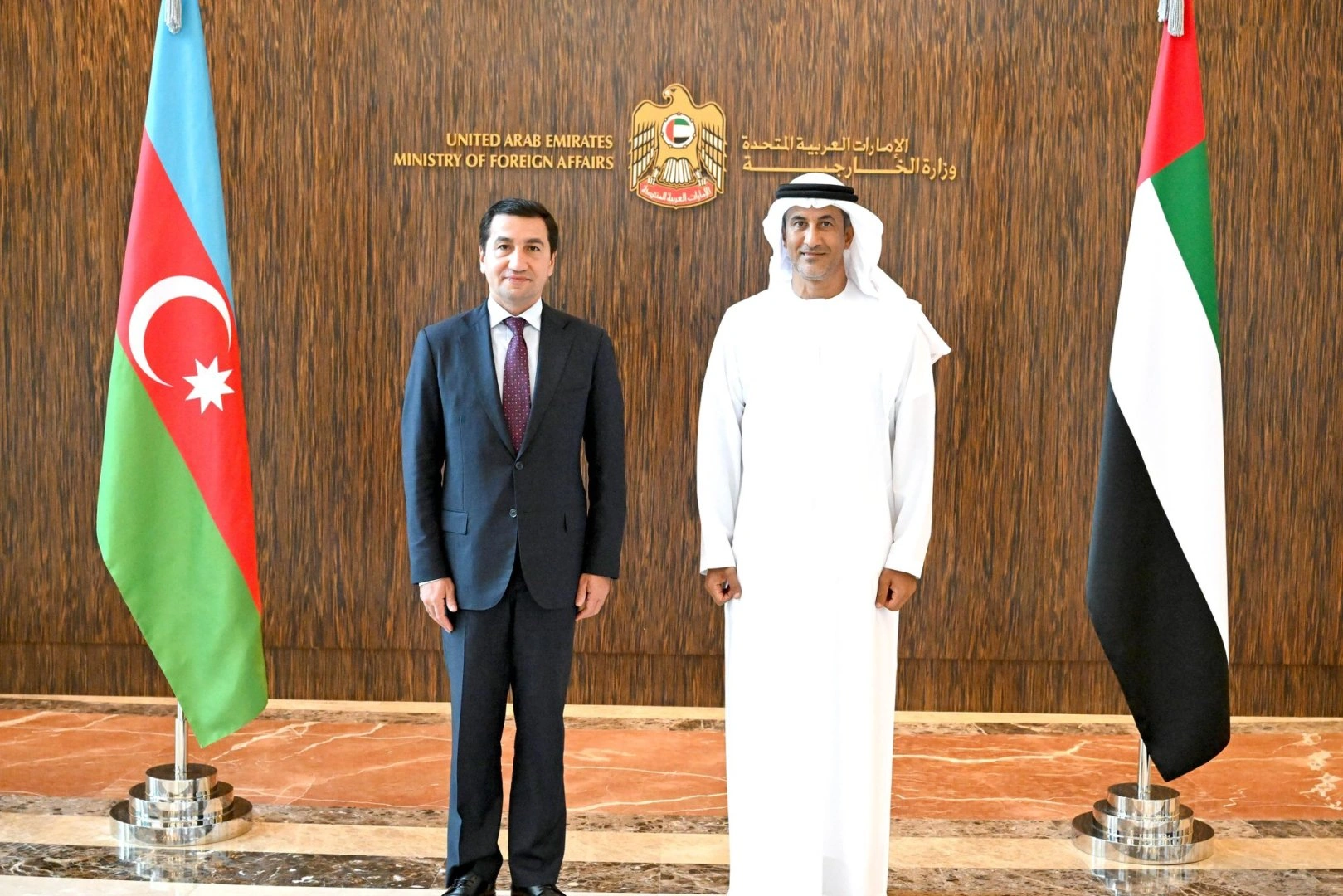 Azerbaijan, UAE discuss strategic partnership and regional developments (PHOTO)