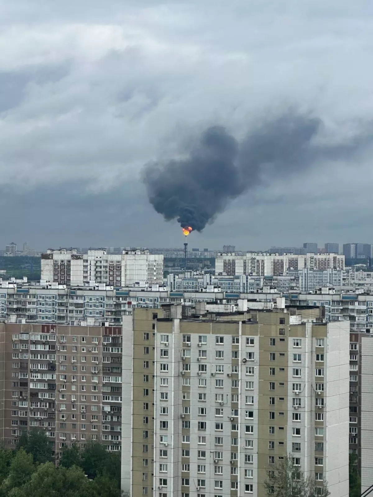 Ukrainian drone attack targets Moscow oil refinery PHOTO/VIDEO