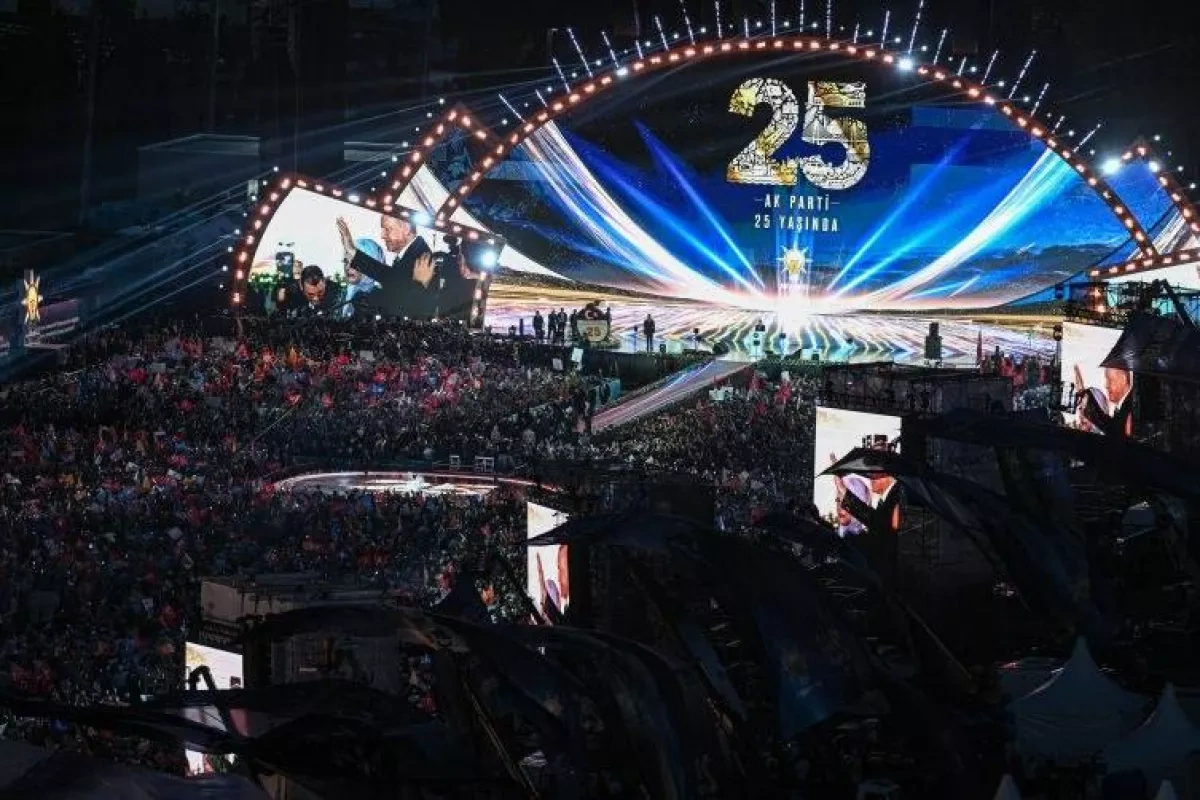 Türkiye’s ruling AKP marks 25 years with huge Ankara gathering PHOTO/VIDEO