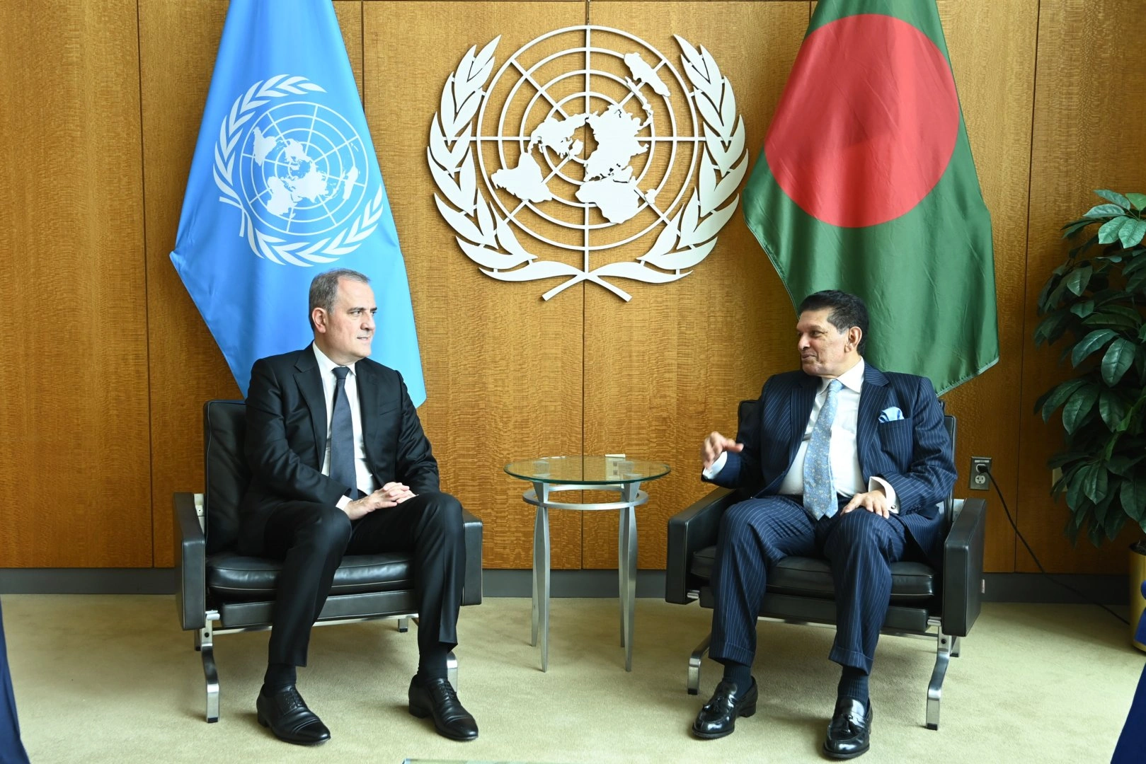 Azerbaijan’s Foreign Minister meets President of 81st UN General Assembly Session (PHOTO)