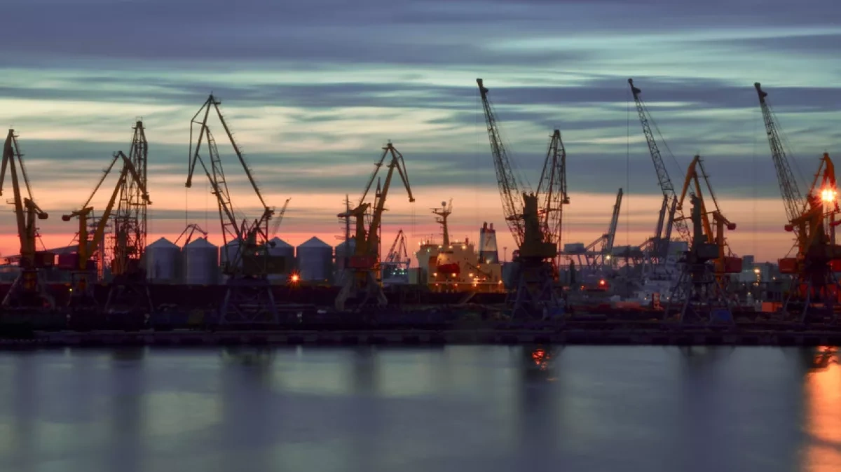 Russian drone attack damages port infrastructure, civilian vessel in Odesa
