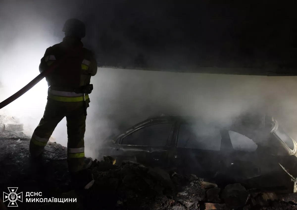 Russian drones damage civilian infrastructure in Ukraine's Mykolaiv photo