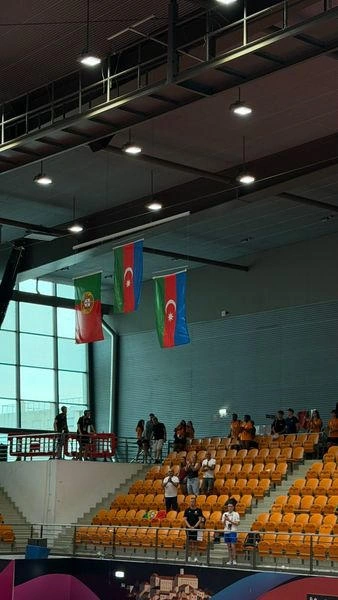 Azerbaijani gymnasts deliver successful performances in Portugal (PHOTO)