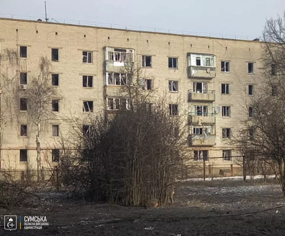 Russia targets Ukraine’s Sumy again, hitting Bilopillia with guided bombs PHOTO