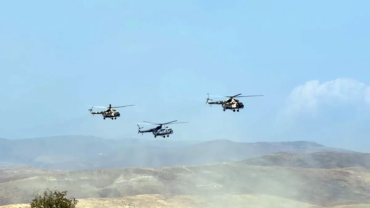 Azerbaijan, Türkiye, Uzbekistan conduct helicopter airborne drill PHOTO / VIDEO