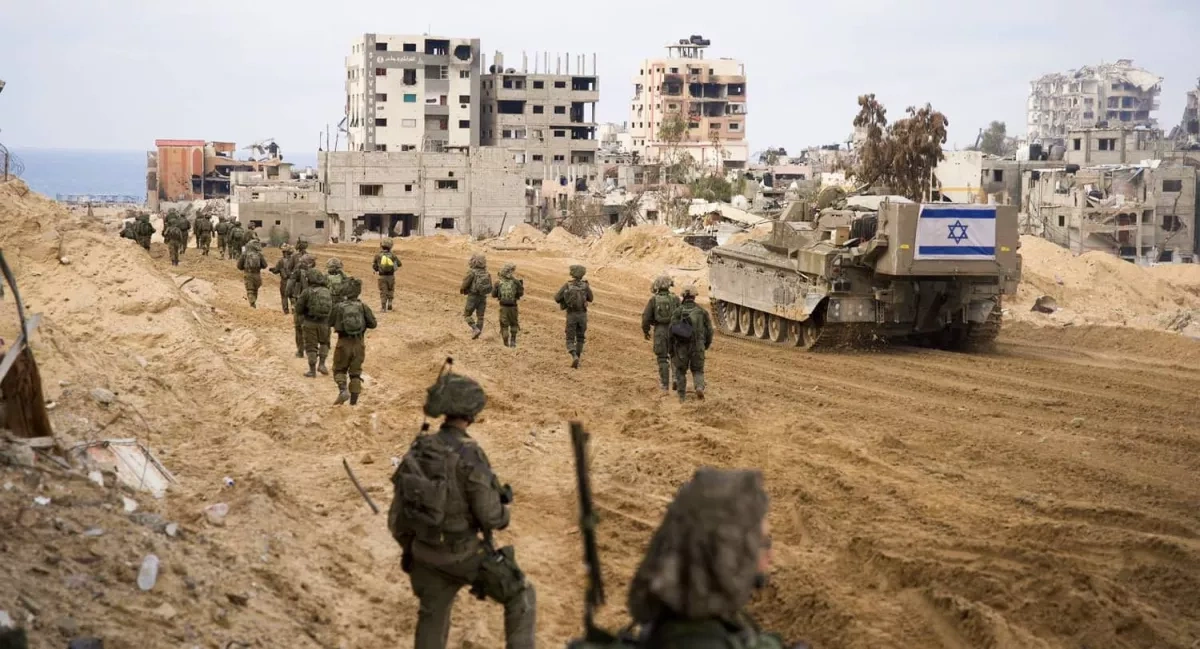 AP: Israel builds extensive earthen barrier inside Gaza Satellite images show