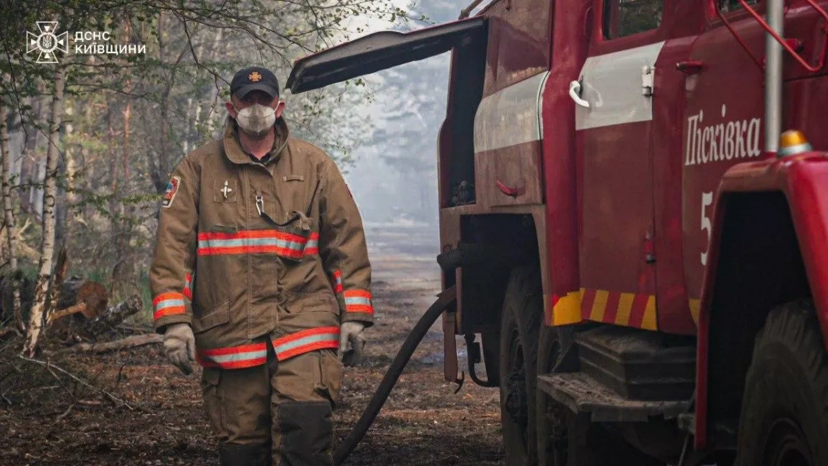 Ukraine: Chernobyl wildfire expands beyond 1,100 hectares PHOTO