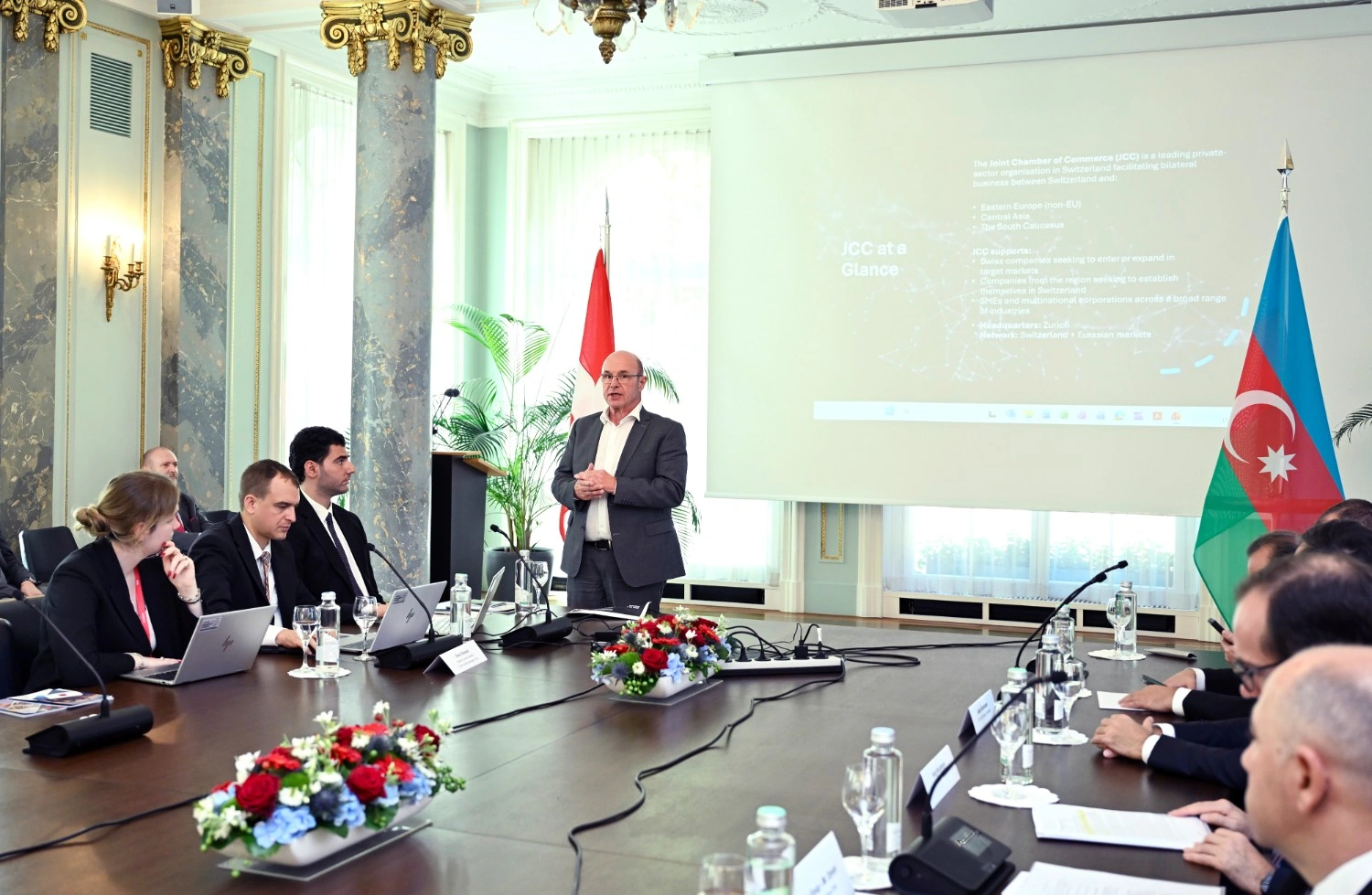 Azerbaijan, Switzerland explore new horizons for trade and investment (PHOTO)
